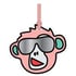 Брелок Kipling MONKEY FUN TAG Peachy Pink Fun (78Y)