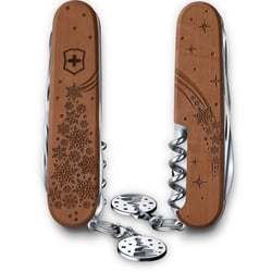 Лимитированный складной нож 91мм Victorinox CLIMBER WOOD Winter Magic LE 2025 1.3701.63E1