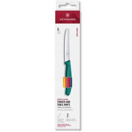 Набір серейторних ножів 11 см для томатів Victorinox SWISS CLASSIC (6 ножів) 6.7836.6C1