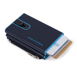 Картхолдер з висувним механізмом Piquadro BLUE SQUARE (B2) Black PP4825B2BLR_N