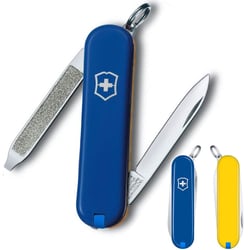 Швейцарський складаний ніж 58мм Victorinox ESCORT UKRAINE синьо-жовтий 0.6123.2.8