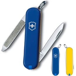 Швейцарский складной нож 58мм Victorinox ESCORT UKRAINE сине-желтый 0.6123.2.8