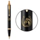 Ручка шариковая Parker IM ZODIAC Black GT BP Конь с подковой