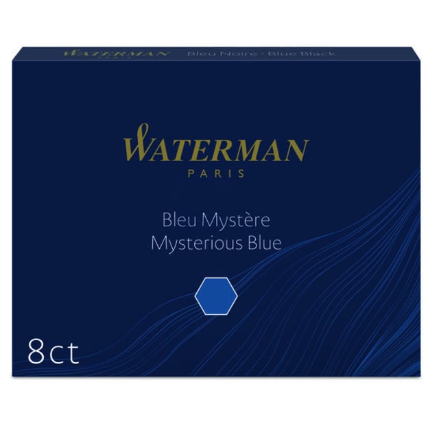 Картриджі Waterman темно-сині (8 шт)
