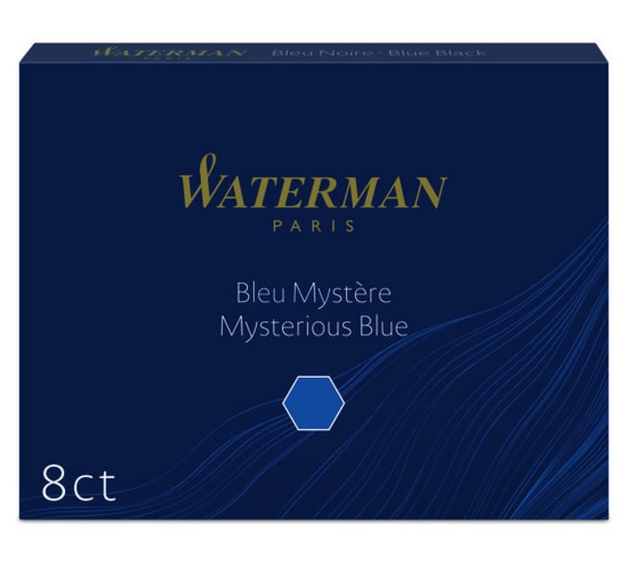 Картриджи Waterman темно-синие (8 шт)