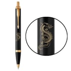 Ручка шариковая Parker IM ZODIAC Black GT BP Деревянный Дракон