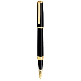 Ручка перова Waterman EXCEPTION Slim Black GT FP18 F