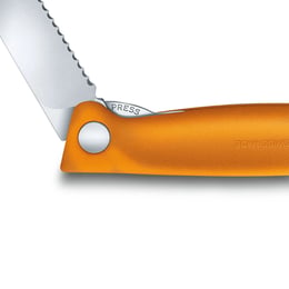 Ніж кухонний складаний 11 см (серейтор) Victorinox SWISS CLASSIC Paring 6.7836.F9B