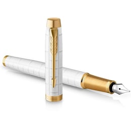 Ручка перьевая Parker IM Premium Pearl GT FP M