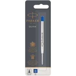 Стержень Parker QuinkFlow шариковый синий B (в блистере)