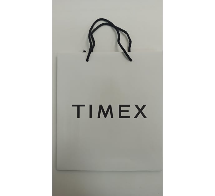 Подарунковий пакет Timex білий (24х27x10 см)