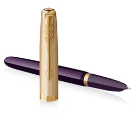 Ручка перьевая Parker PARKER 51 Deluxe Plum GT FP18 F