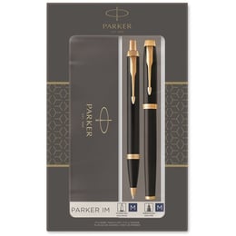Набор Parker IM Black GT FP+BP (перьевая и шариковая ручка)