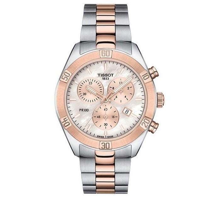 Жіночий годинник Tissot PR100 Sport Chic Chrono T101.917.22.151.00