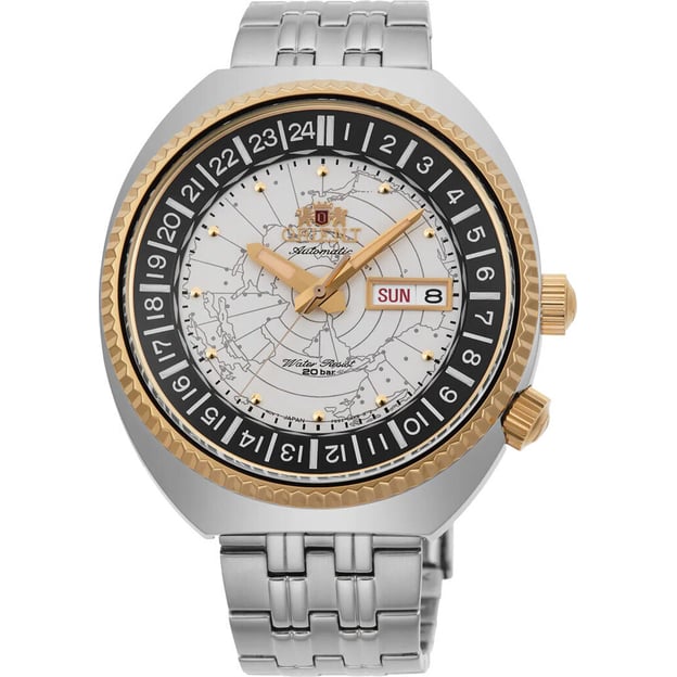 Годинник 43,5 мм Orient WORLD MAP RA-AA0E01S19B