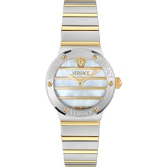 Жіночий годинник Versace GRECA LOGO PEARL Vre0s00325