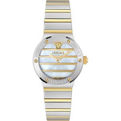 Жіночий годинник Versace GRECA LOGO PEARL Vre0s00325