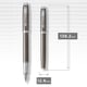 Ручка перова Parker IM Premium Dark Espresso Chiselled CT FP F