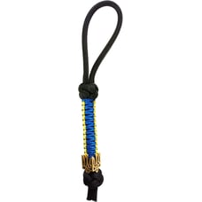 Темляк Loopy Snake ″UA Brave & Runes″ Черный с сине-желтым и Герб