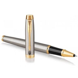 Ручка ролерна Parker IM UKRAINE Brushed Metal GT RB Тризуб
