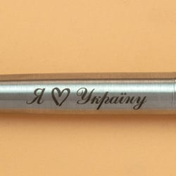 Ручка шариковая Parker JOTTER UKRAINE Stainless Steel CT BP Я Love Україну