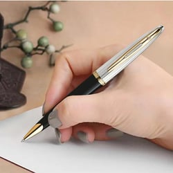 Ручка кулькова Waterman CARENE Deluxe Black/silver BP