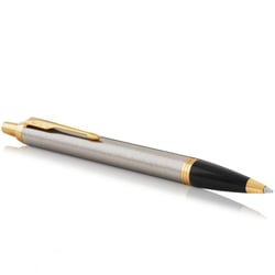 Подарочный набор Parker IM Brushed Metal GT FP+BP (перо + шариковая)