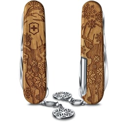 Швейцарський складаний ніж 91мм Victorinox SUPER TINKER Winter Magic SE 1.4701.63E1