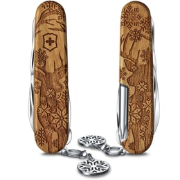 Швейцарський складаний ніж 91мм Victorinox SUPER TINKER Winter Magic SE 1.4701.63E1