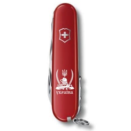 Швейцарський складаний ніж Victorinox CLIMBER UKRAINE 1.3703_T1110u