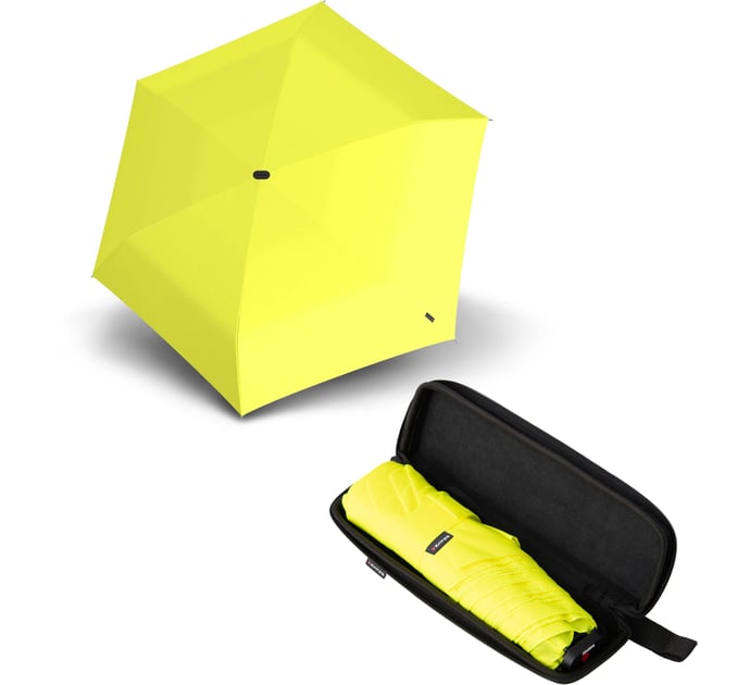 Парасолька механічна Knirps X4U Ultra Light Slim Manual/Neon Yellow Kn95 6030 8800