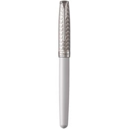 Ручка перова Parker SONNET Metal & Pearl Lacquer CT FP18 F