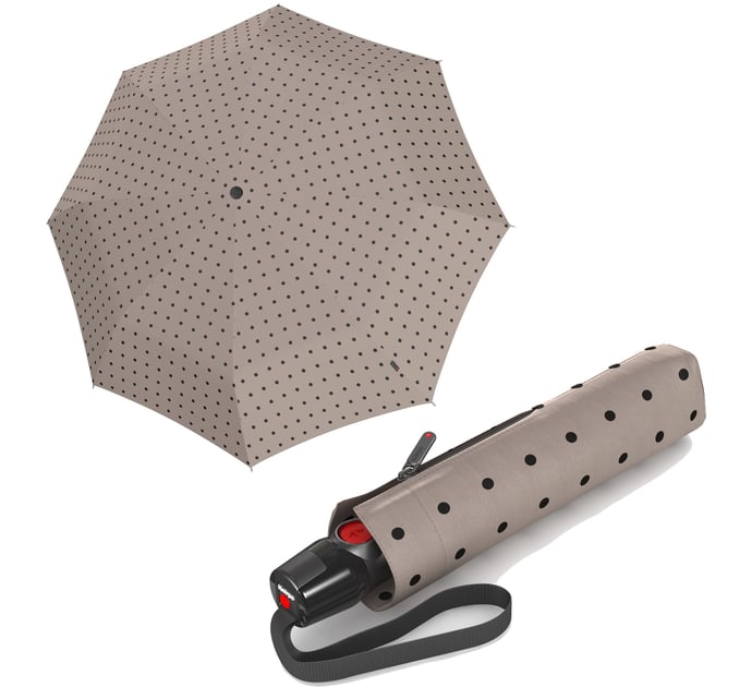 Парасолька-автомат Knirps T.200 Medium Duomatic/Kelly Taupe UV Protection Kn95 3201 4117