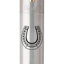 Ручка кулькова Parker JOTTER DESIGN Stainless Steel GT BP Щаслива підкова