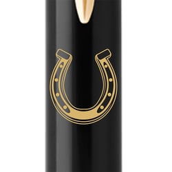 Ручка кулькова Parker IM DESIGN Black GT BP Підкова на щастя