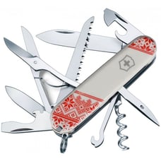 Швейцарський складаний ніж 91мм Victorinox HUNTSMAN UKRAINE 1.3713.7_T0051r