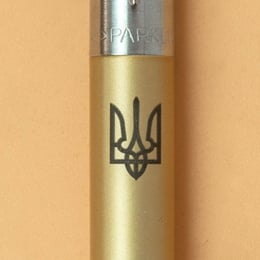 Ручка шариковая Parker JOTTER XL UKRAINE Matt Gold CT BP Трезубец