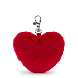 Брелок Kipling FURRY HEART CHARM Red Rouge (Z33)