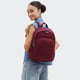 Рюкзак для ноутбука 13'' Kipling DELIA M Maroon Tile Jq (9HX)