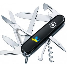 Швейцарский складной нож 91мм Victorinox HUNTSMAN UKRAINE 1.3713.3_T1036u