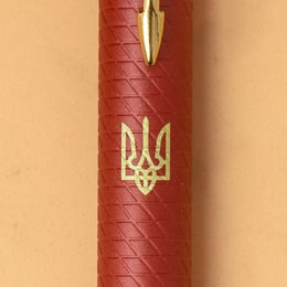 Ручка шариковая Parker IM Premium UKRAINE Red GT BP Трезубец