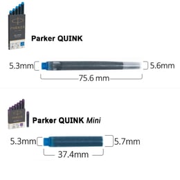 Картриджи Parker Quink темно-синие (5 шт)