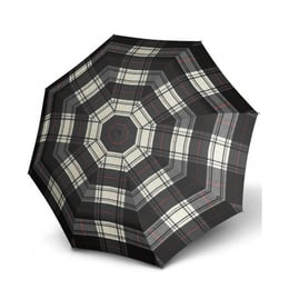 Парасолька-автомат Knirps T.200 Medium Duomatic/Check Black&White Kn95 3201 5280