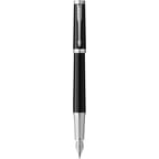 Ручка перова Parker INGENUITY Black Lacquer CT FP F