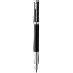 Ручка перьевая Parker INGENUITY Black Lacquer CT FP F