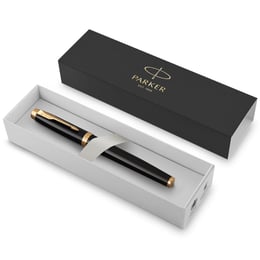 Ручка перьевая Parker IM Black GT FP F