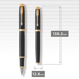 Ручка перова Parker IM Black GT FP M