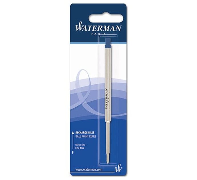 Стрижень Waterman кульковий синій F (у блістері)