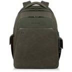 Рюкзак для ноутбука 15″ Piquadro BLACK SQUARE (B3) Green CA3444B3BM_VE