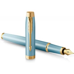 Ручка перова Parker IM Rituals Turquoise Green GT FP F+ Пакет Parker Rituals